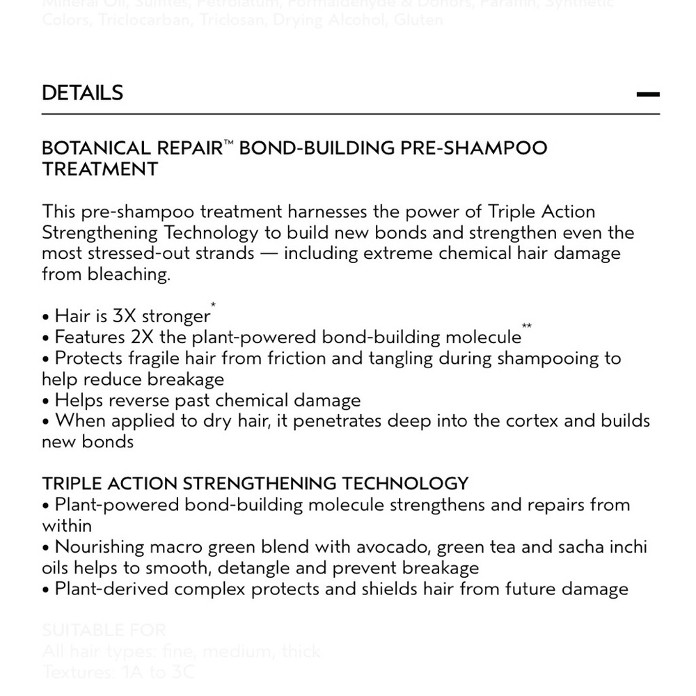 AVEDA Botanical Repair Bond Building Pre-Shampoo Treatment - Picture 6 of 7